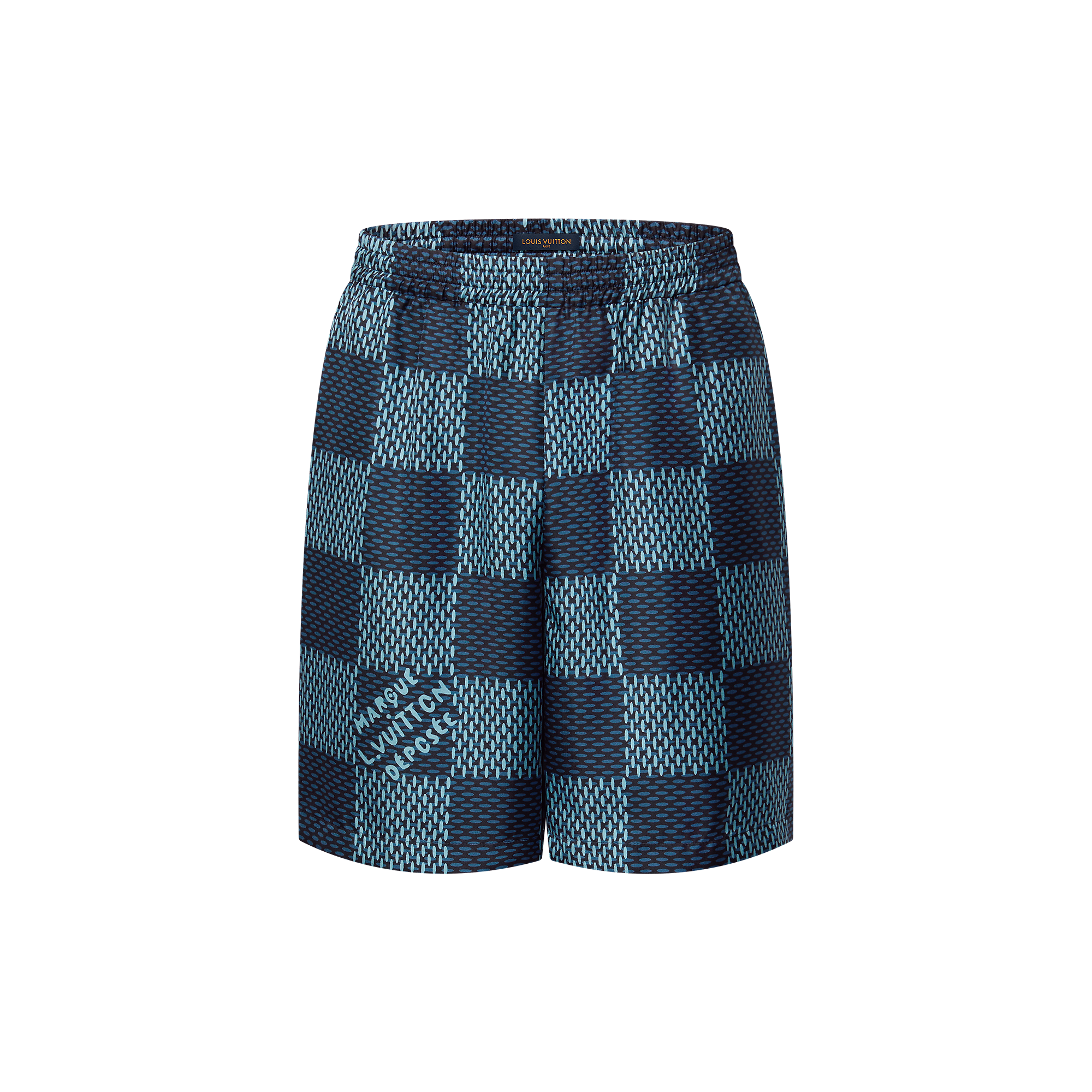 LV Damier Silk Shorts 関税込 Shop LOUIS VUITTON Damier Silk Shorts at Beverly Center in
